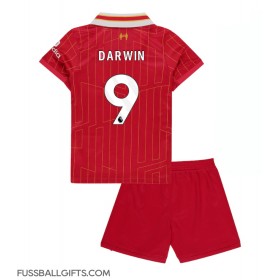 Liverpool Darwin Nunez #9 Fußballbekleidung Heimtrikot Kinder 2024-25 Kurzarm (+ kurze hosen)